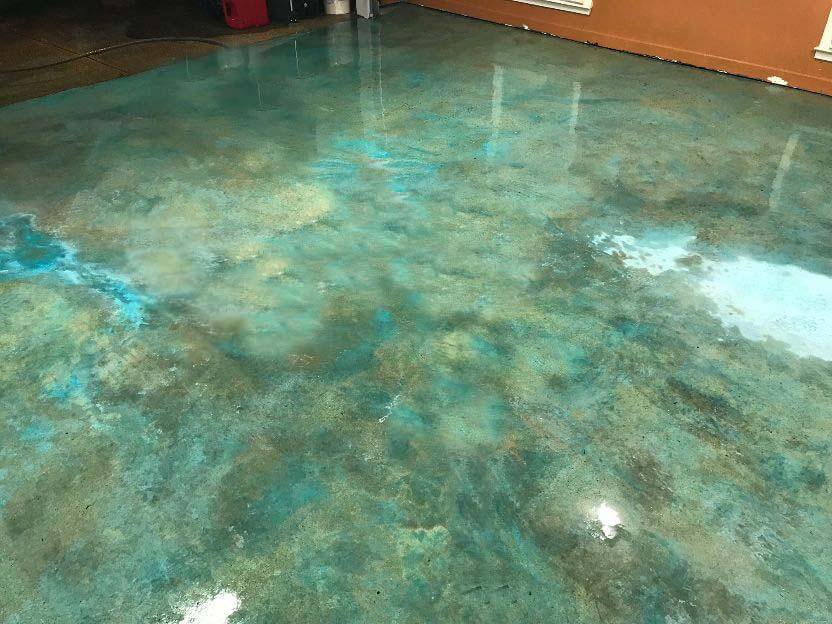 Reactive Concrete Stains