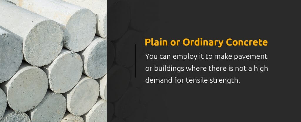 plain or ordinary concrete