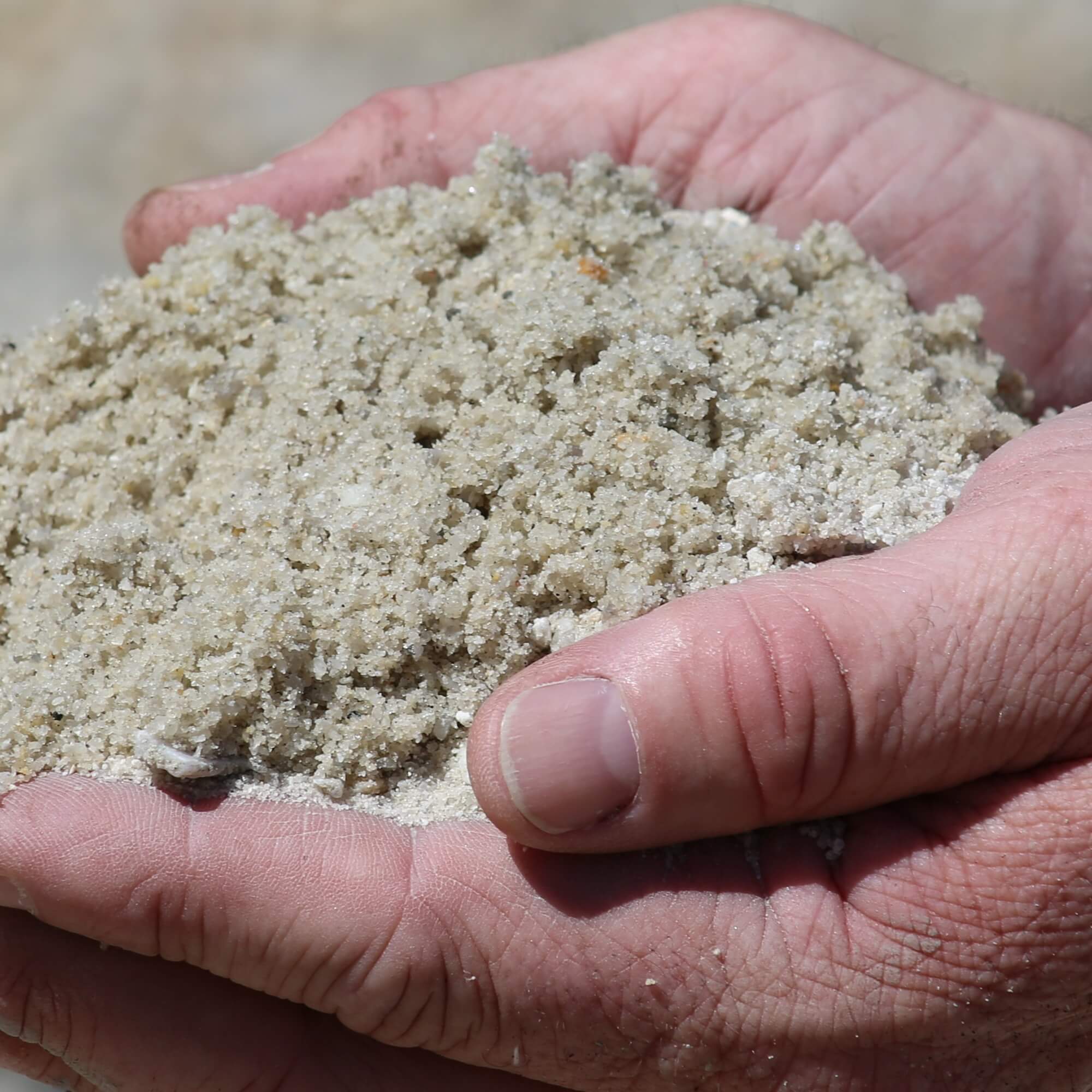 What are the types of Sand?