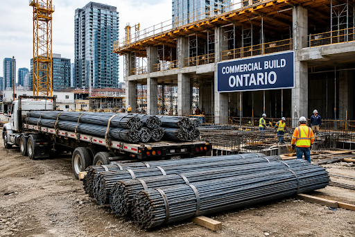 Choosing a Reliable Rebar Supplier in Ontario for Commercial Projects